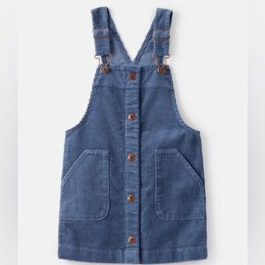 OshKosh B'gosh Blue Cordiroy Overall Dress sz 3T